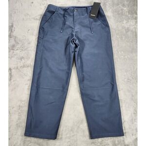 Lululemon Utilitech Carpenter Pants Mens 38 Blue Relaxed Fit Workwear Utility